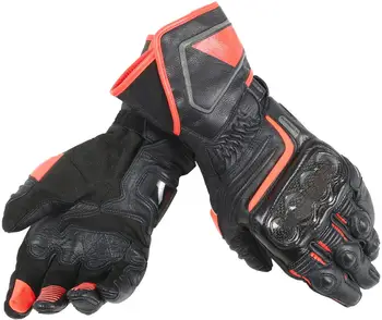 

2018 Dain Druid D1 Long Black Black Fluo Red Motorcycle Gloves Moto GP Sports Racing Gloves