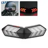 DC12V Black ABS Wireless Motorcycle Helmet LED Safety Light Motorbike Turn Signal Warning Brake Lightbar Wireless Helmet Light ► Photo 3/6
