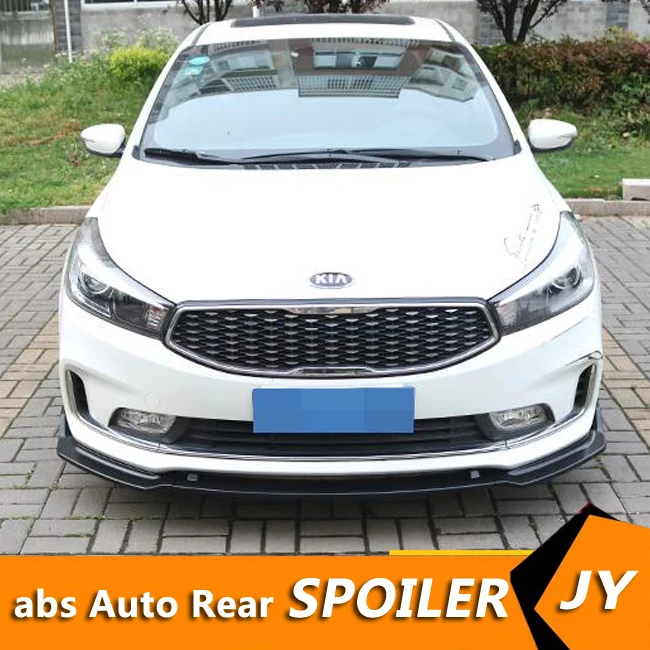 

For Kia Forte Body kit spoiler 2017-2018 For Kia Forte K3 ABS Rear lip rear spoiler front Bumper Diffuser Bumpers Protector