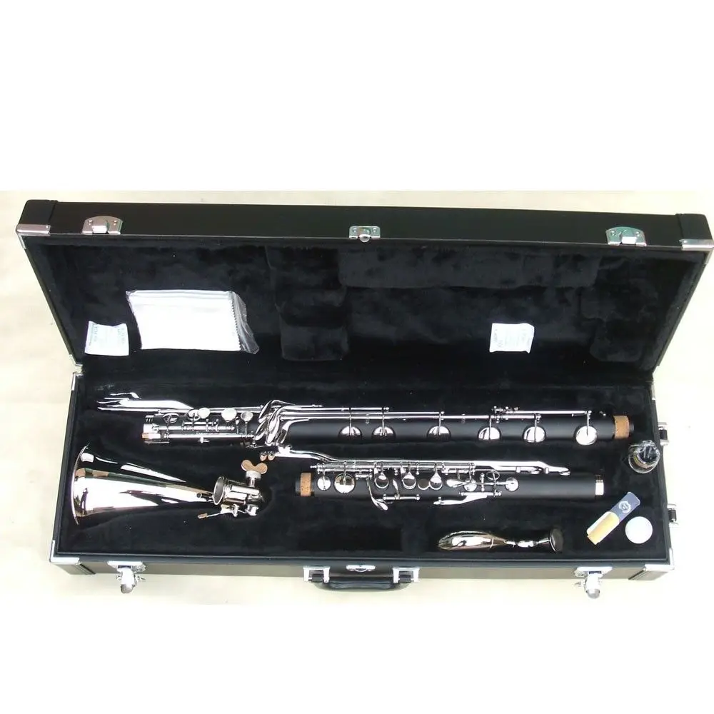 

(Low C ) bass Clarinet kit Hard Bakelite Body Nickel Plated new