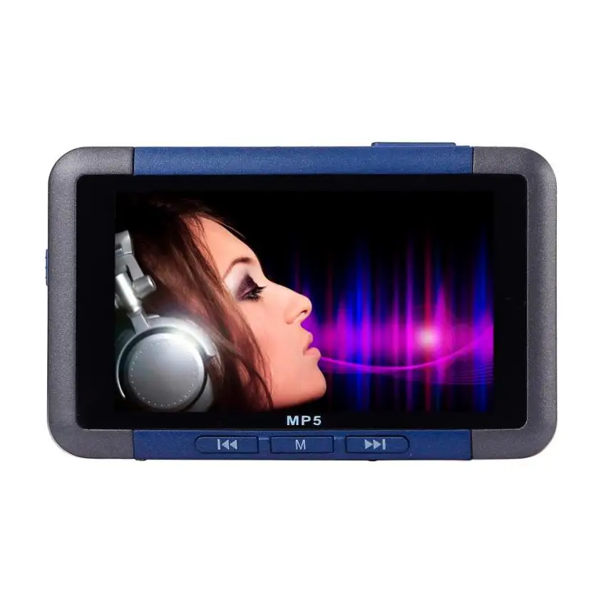 Медиа плеер с Экран 8 ГБ тонкий MP3 музыкальный 4 3 ЖК дисплей FM Радио Видео MoviePortable