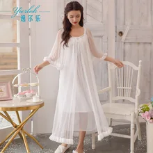 Комплект халатов, белый халат, пижама, ночная рубашка и халат, банный халат, длинный ночной халат, комплект Неглиже