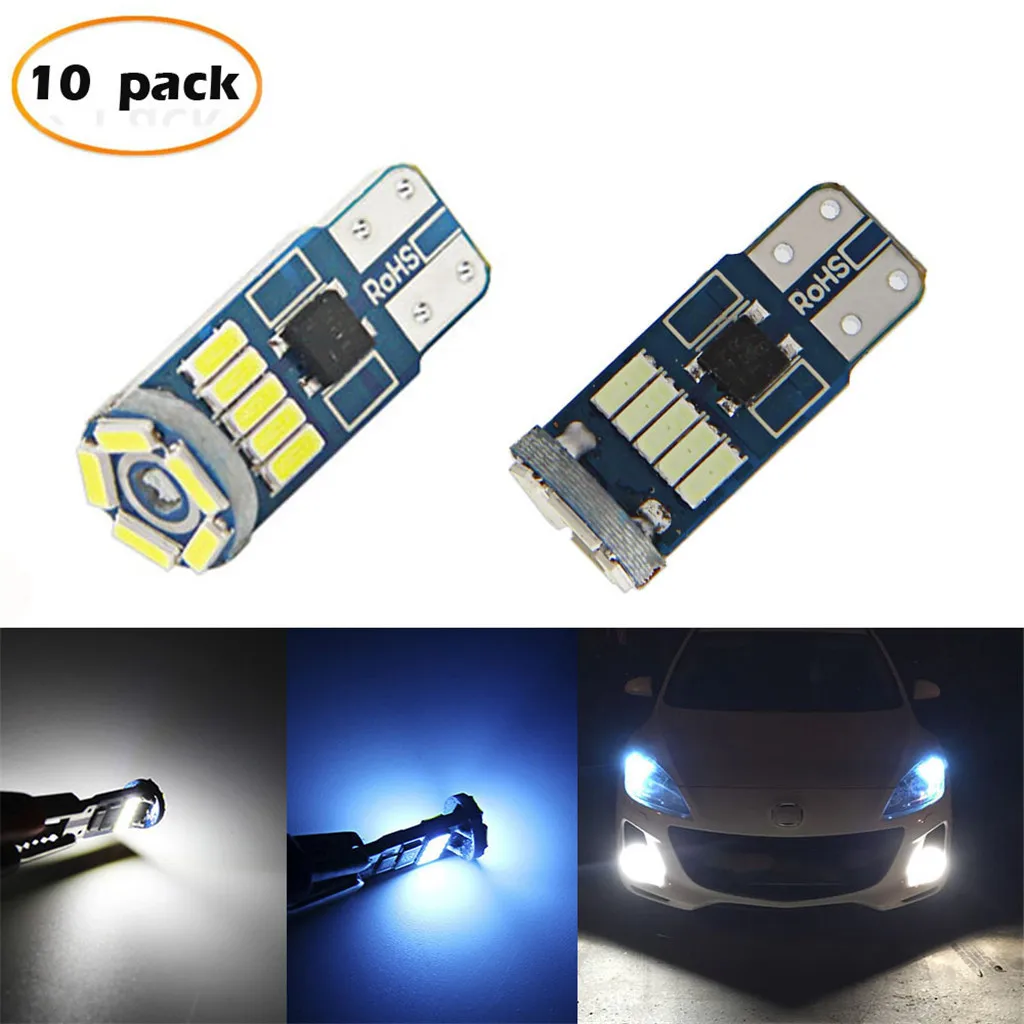 

10PCS LED Car Light 25MM T10 4014 15SMD LED Car Festoon Dome Interior Map Reading Light Bulb White 12V Cargo Trunk Light NEW