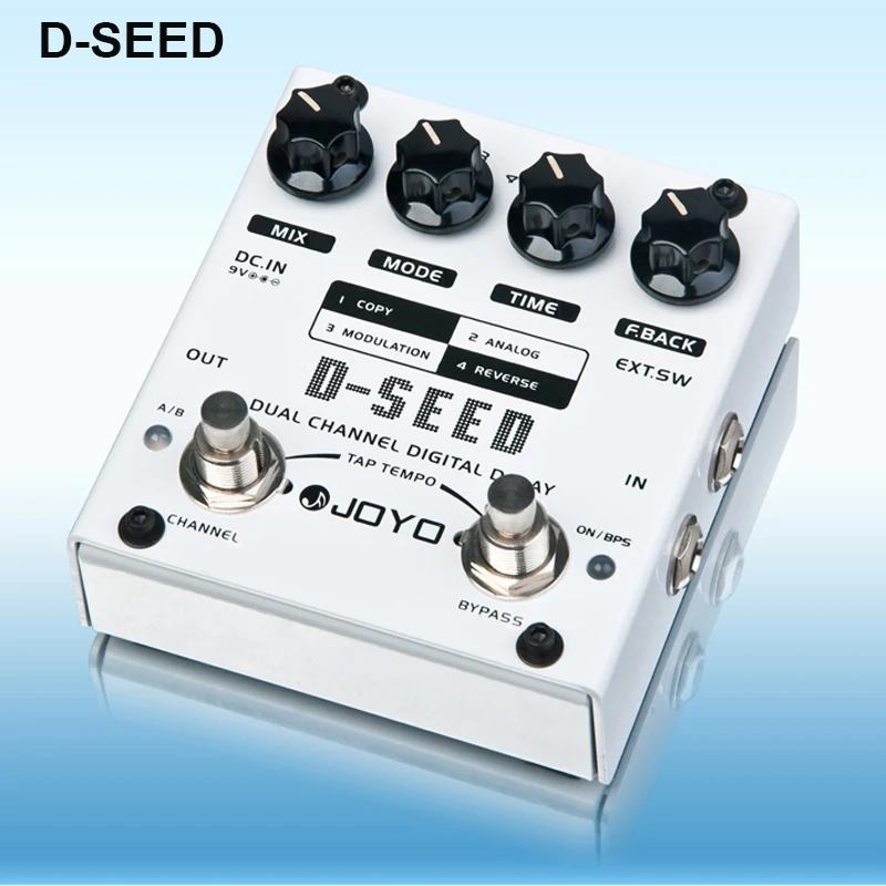 JOYO D-SEED гитарные педали с эффектом Delay эффекты задержки гитара stompbox двухканальная