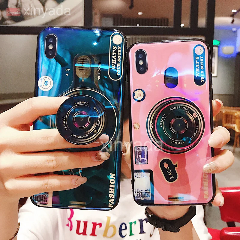 

luxury soft Bumper Silicone TPU flower Camera Case For Meizu V8 X8 16 Plus 16X Note 8 Back Cover Armor Shell coque