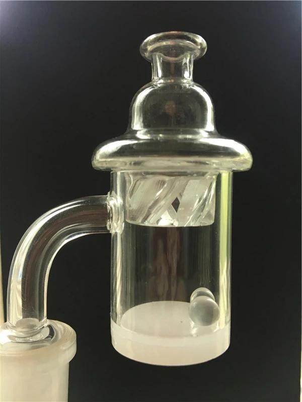 

25mm Opaque Quartz Banger Domeless Nail Vortex Carb Cap Dab Tool Set