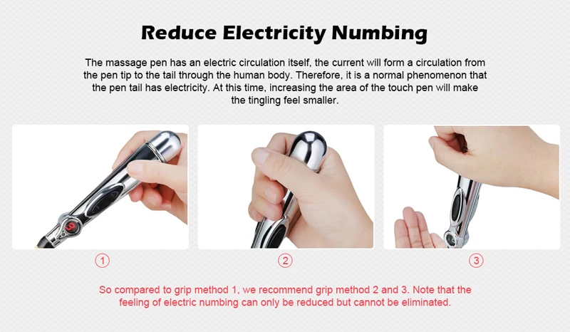 Electronic Acupuncture Pen Electric Meridians Laser Therapy Body Points Heal Massage Pen Meridian Energy Pen Relief Pain Tools