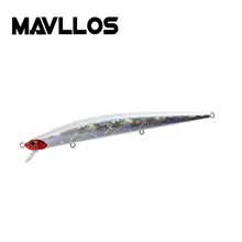 Mavllos Floating Fishing Bait Lure 125mm 15g 3d Excessive Simulation Eyes Lengthy Shot Skilled Minnow Bass Fishing Lure