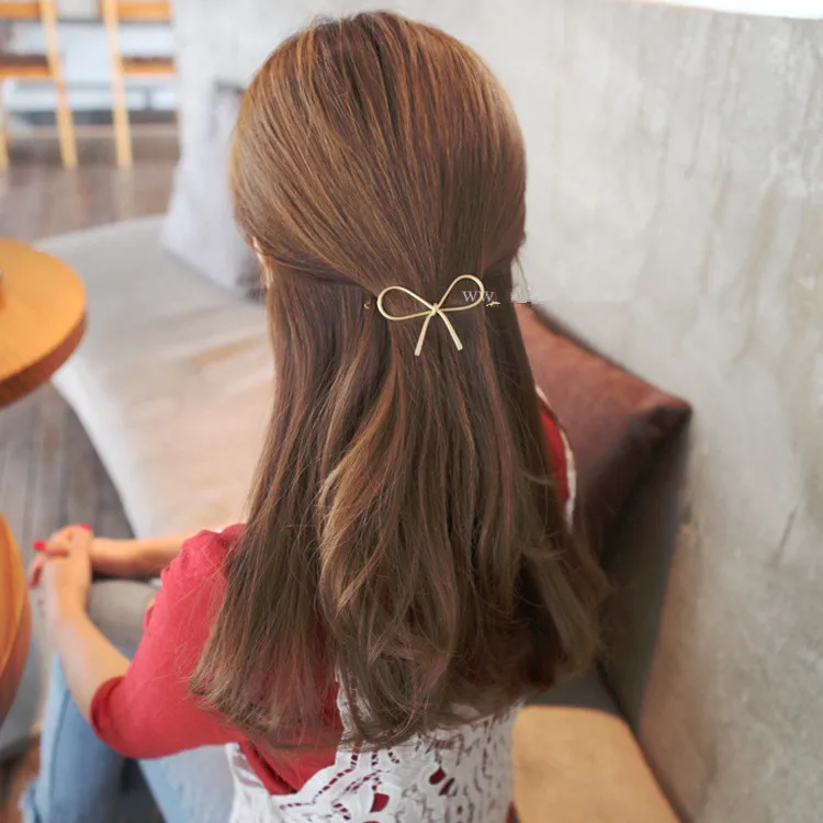 1 Pcs Fashion Women Hairpins Girls Star Heart Butterfly Circle Hair Clip Delicate Hair Pin Hair Decorations Jewelry Accessories