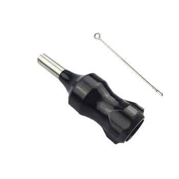 

25MM Black Tattoo Hawk Grips Aluminum Alloy for Tattoo Machine Gun Tips Hawk Tattoo Needles for Tattoo Grips Free 1pcs Needles