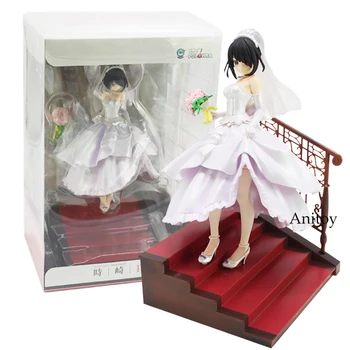 

Date A Live Tokisaki Kurumi Wedding Ver. 1/7 Scale PVC Figure Collectible Model Toy 21cm