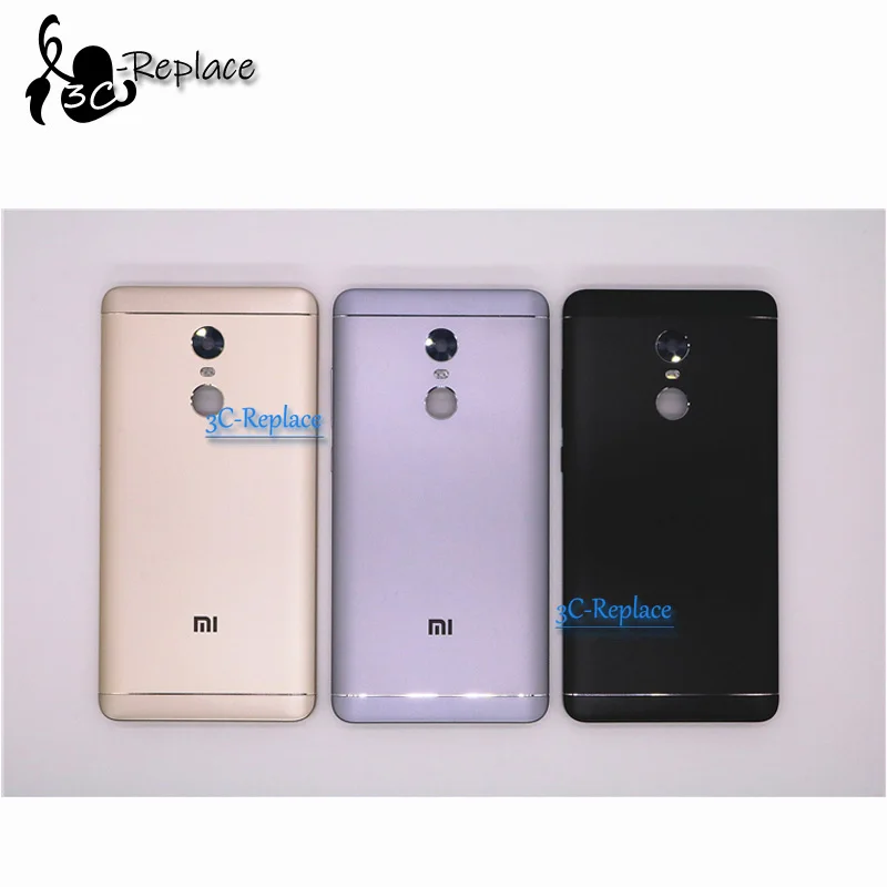 

5.5" For Xiaomi redmi note 4X / note 4 Global Version Battery Back Cover Rear Cover Housing Door With Camera Glass Spare Parts