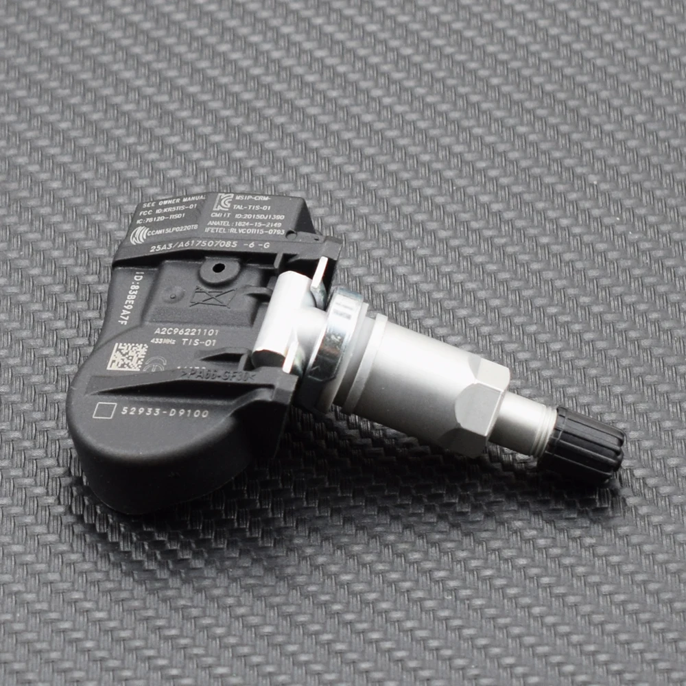 

52933-D9100 52933D9100 A2C98607301 433MHz TPMS Tire Pressure Monitoring Warning Sensor For KIA Sportage Cadenza 2016-