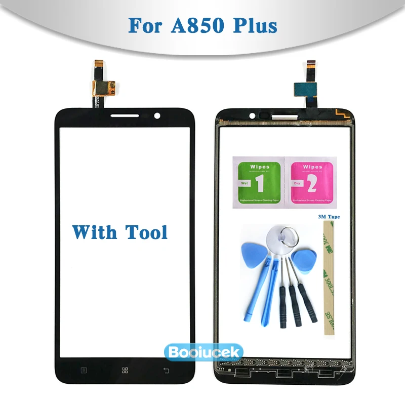 Высокое качество 5 &quotдля Lenovo A850 Plus + сенсорный экран дигитайзер сенсор внешняя