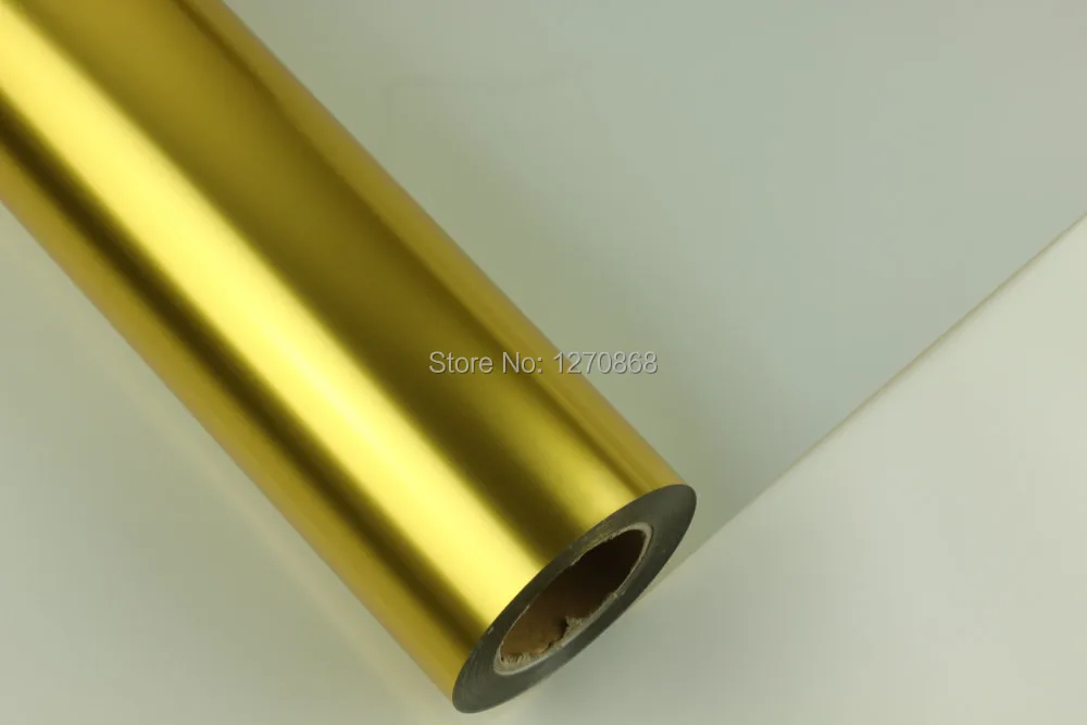 50"*30m wide format gold matt film for inket printer Manufacture in