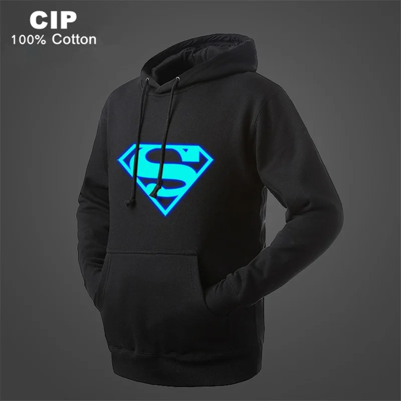 

Amazing Superman Costume Neon Superman Hoodie Sweatshirt Kids Autumn Winter Hooded Kids Jackets For Boys Girls 10 12 years Rock