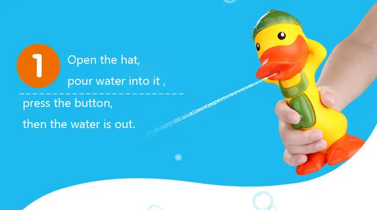 YunNasi желтая утка игрушка Ванна изменить Цвет брызг воды детские игрушки Ванная комната Бассейн Пляж игрушки для детей воды пистолет