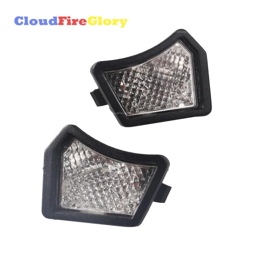 

CloudFireGlory For Volvo S40 S60 S80 V50 V70 Pair Front L R Door Mirror Puddle Light courtesy Light Lamp Lens 31217838 31217839