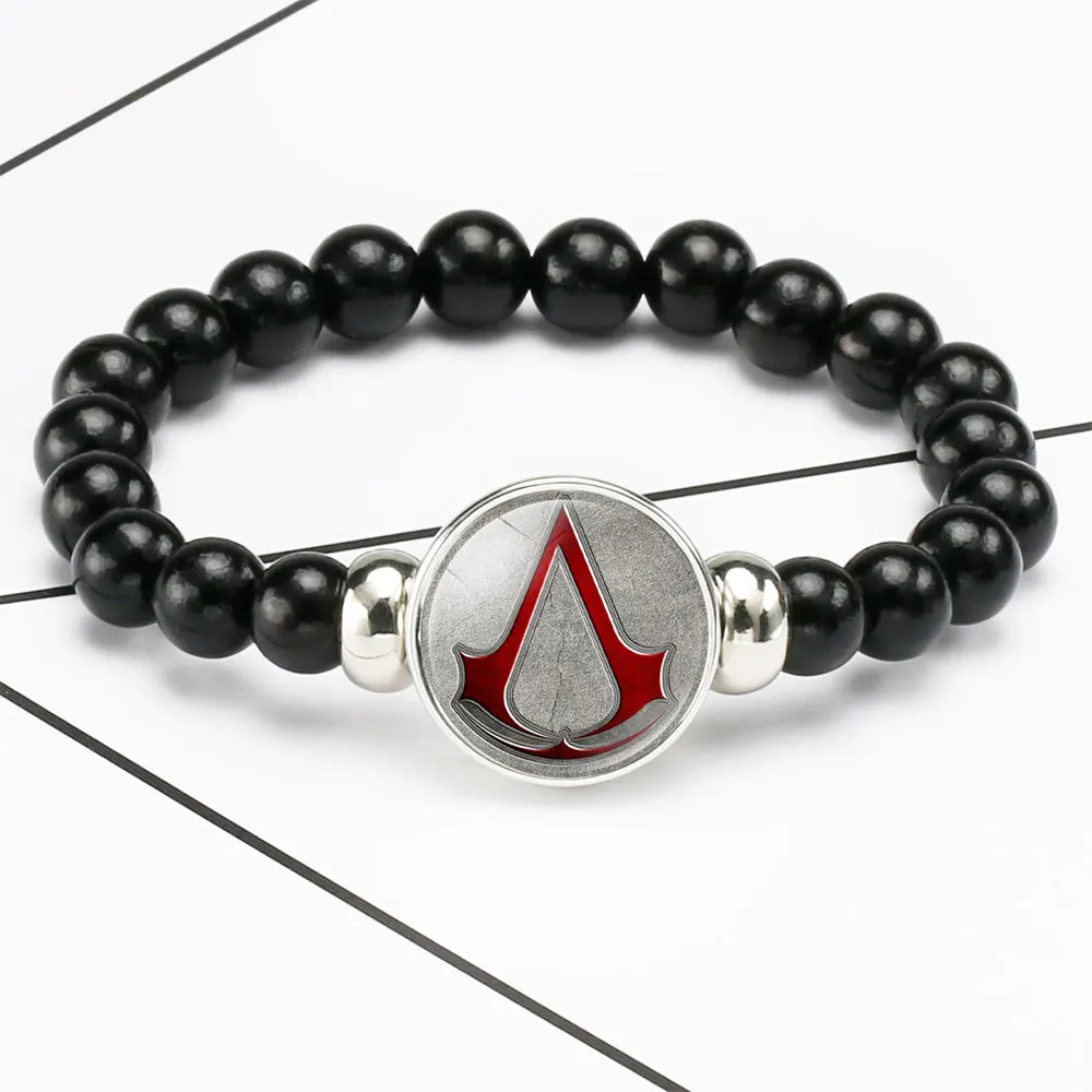 Assassins Creed, браслет из бисера для мужчин и женщин, ручной работы, Винтажный Классический браслет, ювелирное изделие из драгоценных камней, подарок