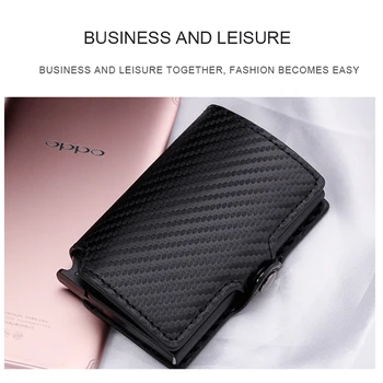 

credit card carbon fiber wallet slim card holder for man and woman