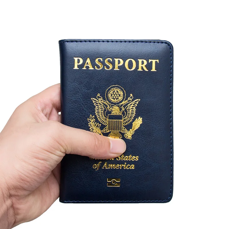 Высокое качество, США, Обложка для паспорта, розовая, для женщин, милая, американская эмблема, для путешествий, для паспорта, держатель SIM, для девушек, мягкий, из искусственной кожи, чехол для паспорта