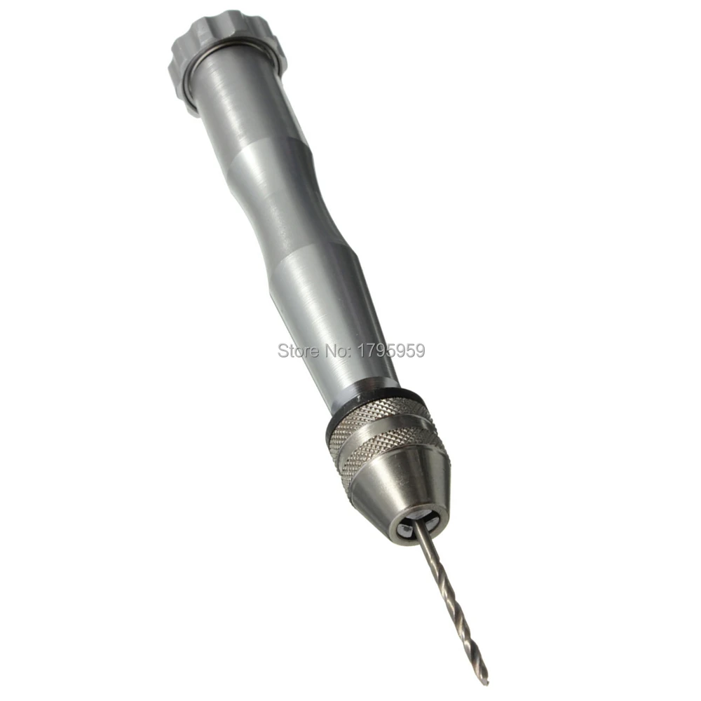 Aluminum Alloy Mini Pin Vise Hand Push Drill Chuck Clamping Range 0.3mm