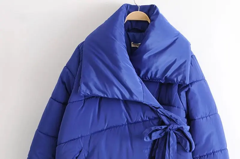 Модное асимметричное хлопковое пальто LJ95-8668
