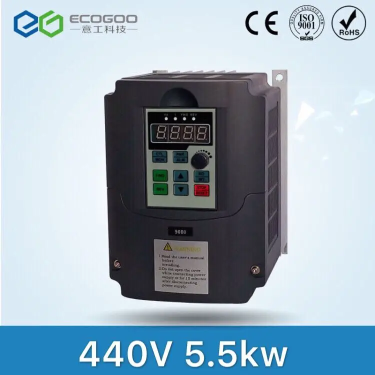 440V / 5.5KW Inverter Frequency Drive 3 phase CNC VFD 5500W | Обустройство дома