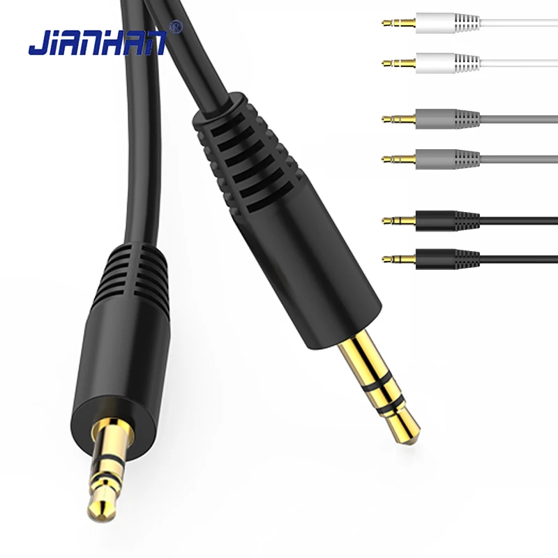 Дешевый 3,5 мм Aux кабель 3,5 мм Jack аудио кабель 3,5 от мужчины к мужчине вспомогательный кабель для автомобильных наушников динамик Провода кабели 3 полю...