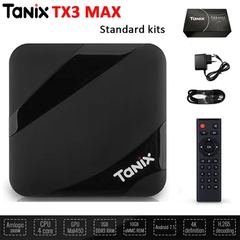 

Tanix TX3 Max updated TX3 Mini Smart TV Box Android 7.1 Amlogic S905W 2GB 16GB Bluetooth Set-Top Box HDMI H.265 4K Media Player