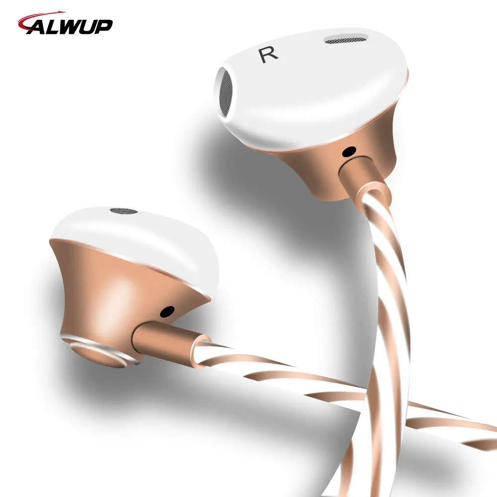 

ALWUP earphone for phone with remote control wireless bluetooth earphone for iphone 7 Plus with microphone