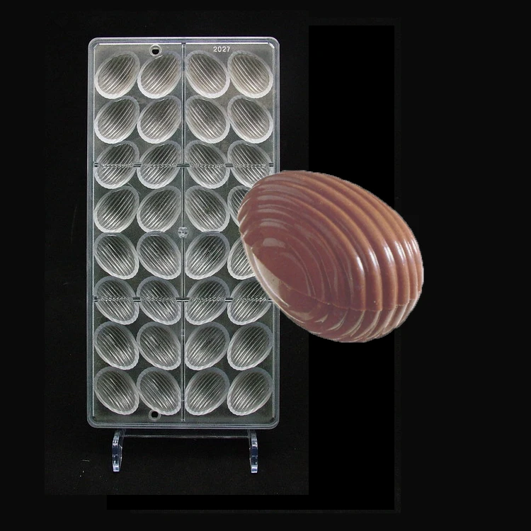 Komon Three dimensional 3 D Thread Egg Chocolate Molds Polycarbonate