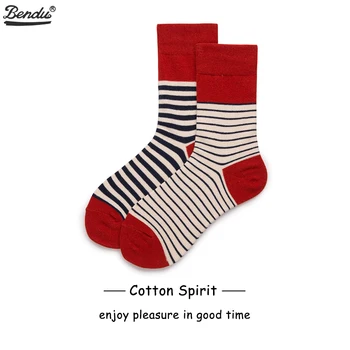 

2019 Bendu Brand New Men's Cotton Socks Dropshipping Skateboard Happy Street Fashion Hip Pop Crew Socks Casual Breathable 1 Pair