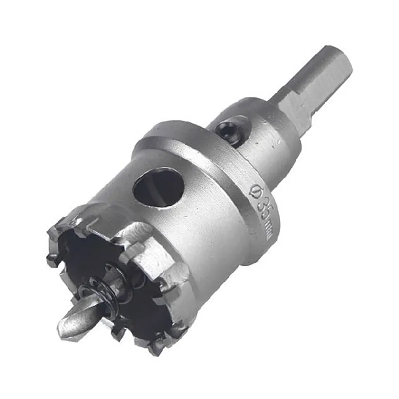 35mm Core Drill Bit Hole Saw Hard Tungsten Steel Alloy Metal Cutter For