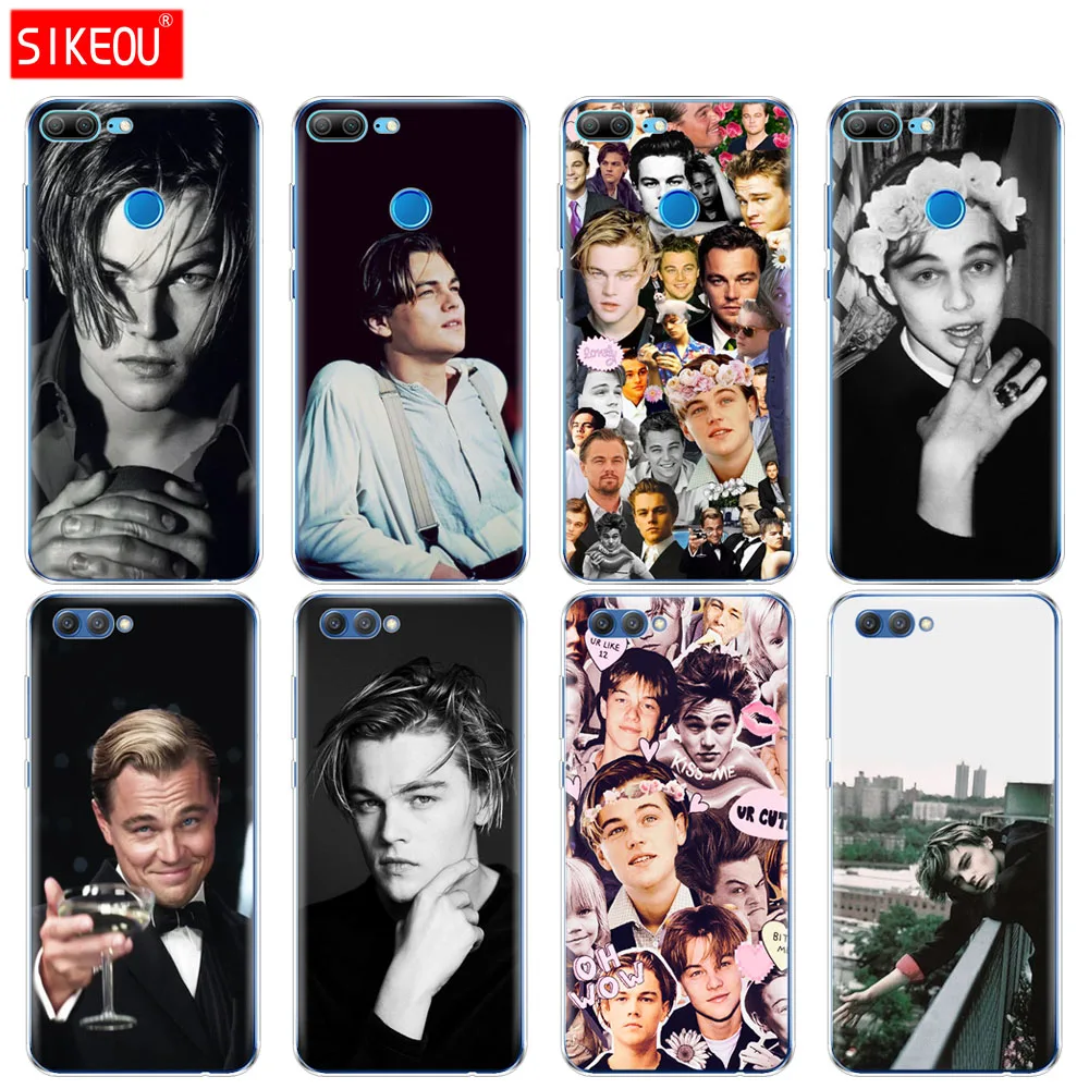 

Silicone Cover phone Case for Huawei Honor 10 V10 3c 4C 5c 5x 4A 6A 6C pro 6X 7X 6 7 8 9 LITE Leonardo Dicaprio young cool