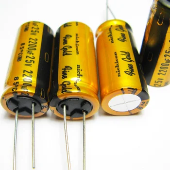 5pcs/10pcs original Japan NICHICON FG 25v2200uf condenser for audio super capacitor electrolytic capacitors free shipping