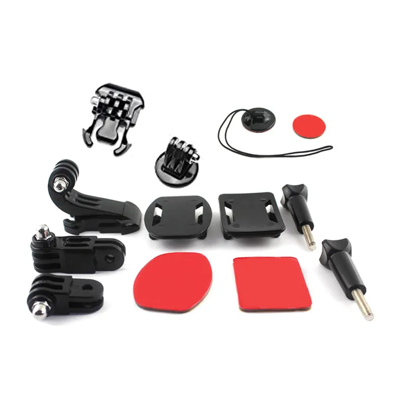 

OOTDTY J-Hook Buckle Tripod Adapter Mount Joint Flat Adhesive Screw Kit For Hero 4/3+/3