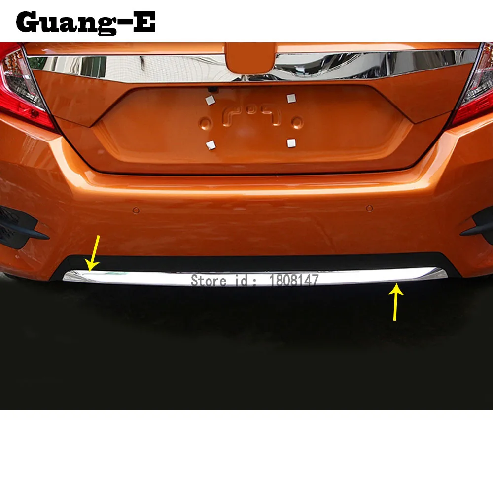 Buy Car cover protection Bumper ABS chrome trim rear