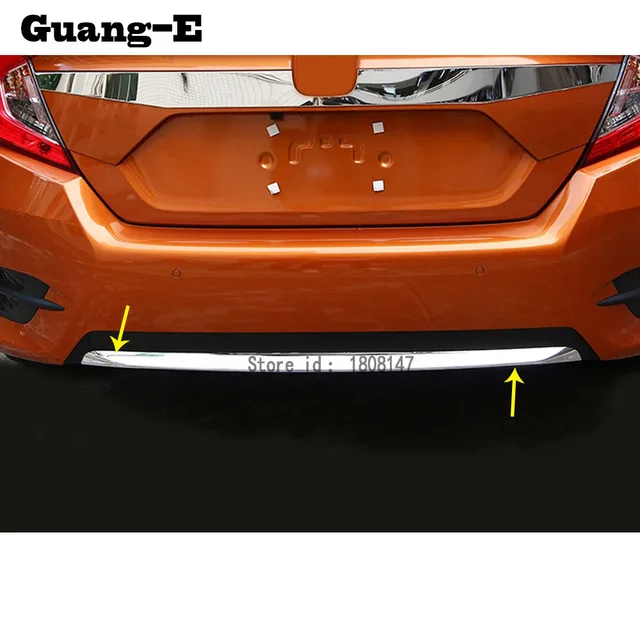 Car cover protection Bumper ABS chrome trim rear back tail bottom hoods