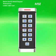 12V24V Proximity Card Access Control rfid IC Card Waterproof Door Access Control System Metal Case & keypad with blue backlight zk scr100 rfid card capacity tcp ip scr100 door access control rfid access control system
