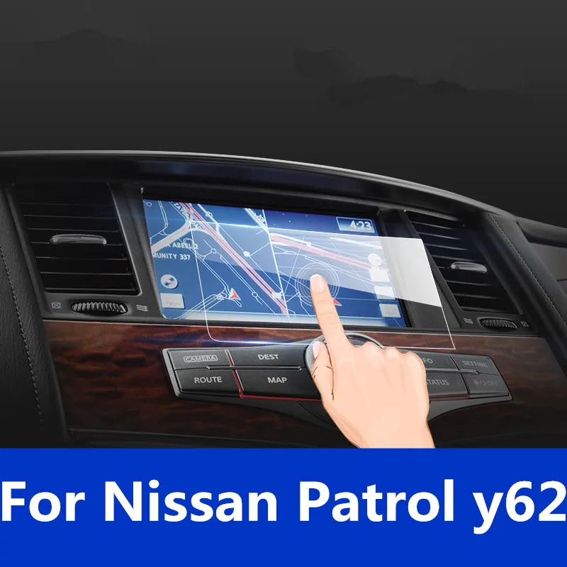

tempered film special navigation film LCD HD display protective film explosion-proof film car Accessories For Nissan Patrol y62