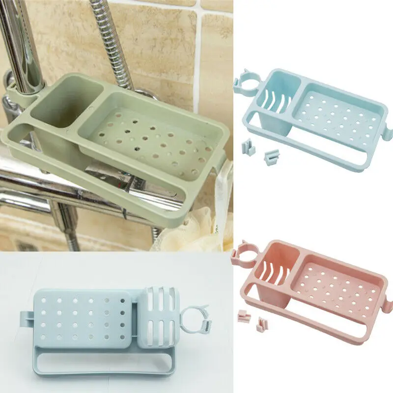 

3 color Multifunctional Kitchen Sink Sponge Rack Bathroom Hanging Strainer Holders Racks Organizer Storage Holder Racks