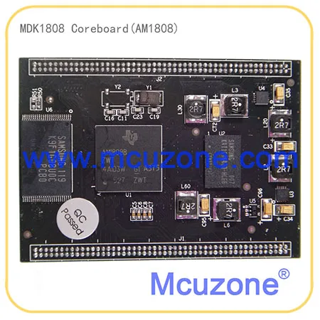 AM1808, MDK1808 комплект разработки, 456 МГц cpu, 128 Мб DDR2, lcd, Ethernet, USB OTG, " 800*480 TFT lcd с сенсорным экраном