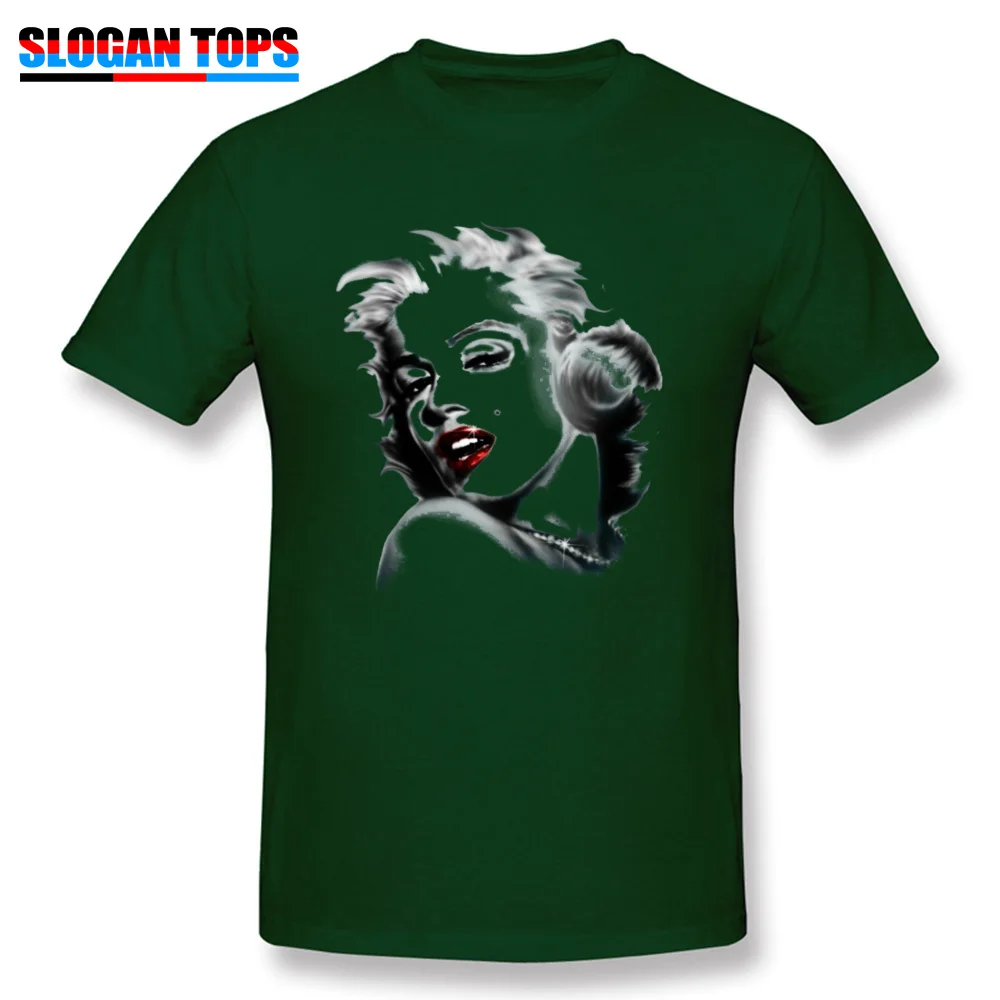  Men Tshirts Marilyn Monroe 12659 Europe Tops Tees 100% Cotton Round Collar Short Sleeve Group T Shirt Lovers Day Marilyn Monroe 12659 dark
