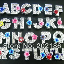 DIY Письма DIY Шарм 130 шт. 8 мм A-Z цветок слайд письма может через 8 мм браслет