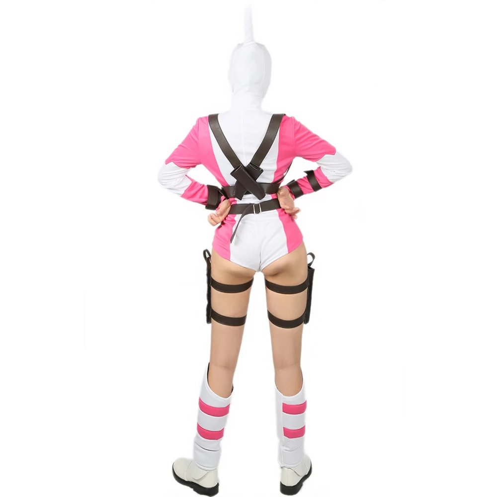 Костюм XCOSER Gwenpool Comic Gwen Poole костюм для косплея на Хэллоуин полный комплект одежды