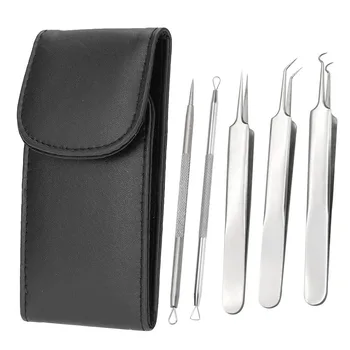 

Set Of 5 Blackhead Extractors Acne Remover Pimple Spots Blemish Facial Leather