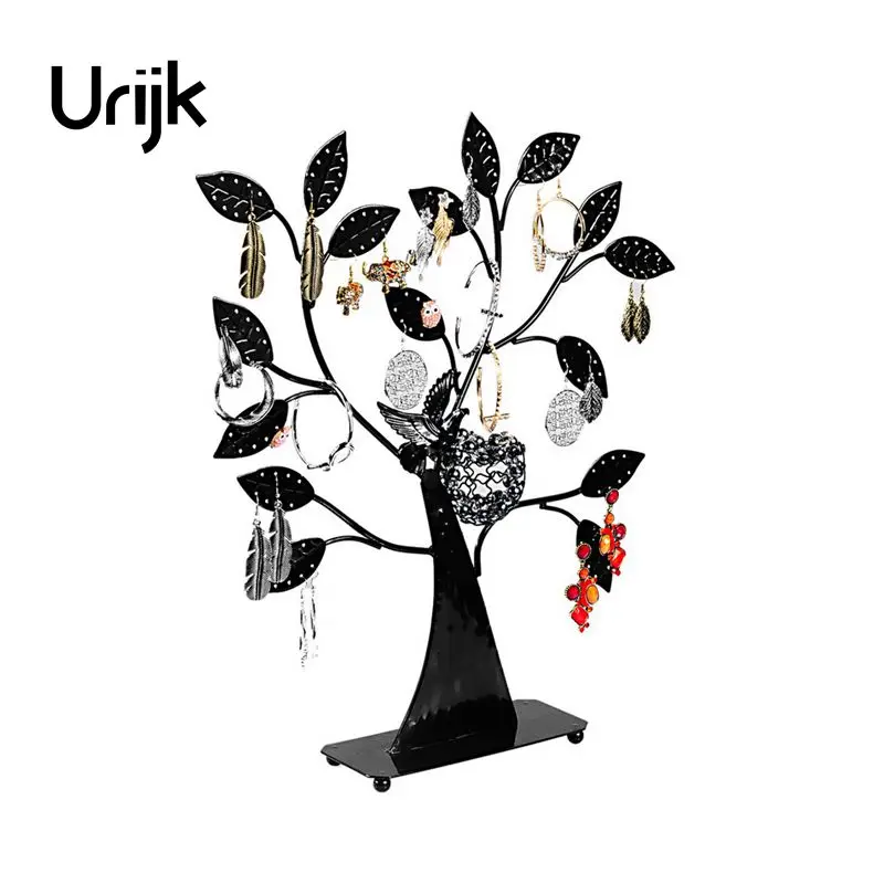 Urijk 1 шт. черные серьги дерево птичье гнездо ювелирный дисплей подставка