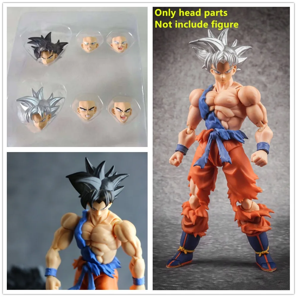 

Possessed Horse demoniacal fit Dragon Ball Ultra Instinct head (no body) for Bandai SHF Son Goku models NZ003