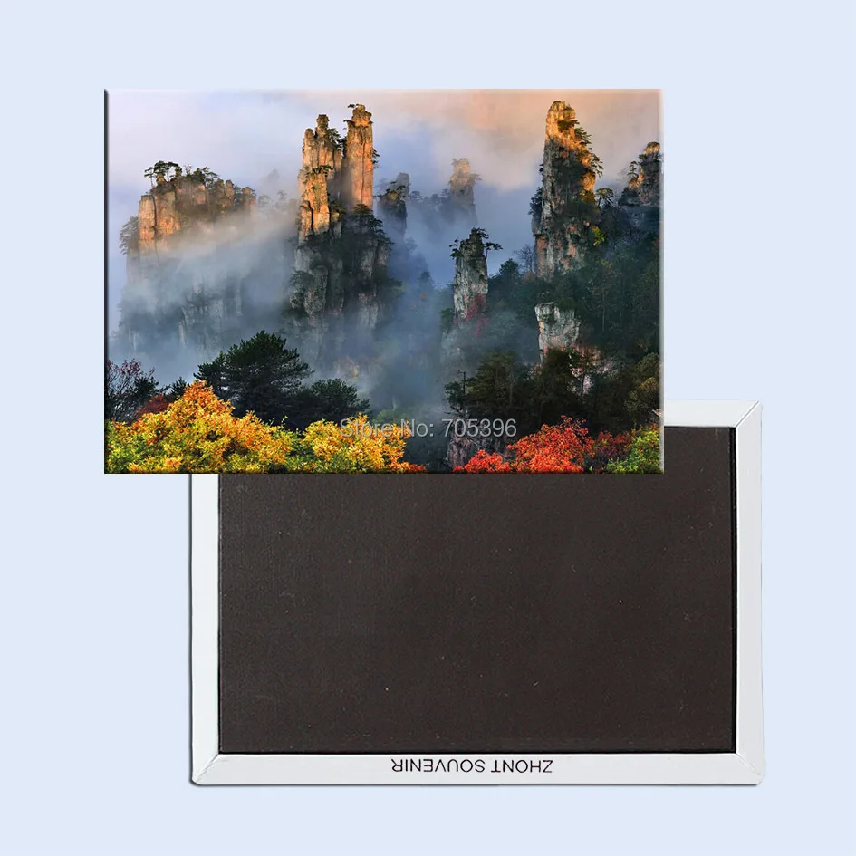 

World Souvenir Magnets over $12,Hunan ZhangJiaJie Souvenir Photo Fridge Magnet 5617 Travel Gift tourist attractions souvenir